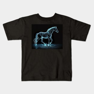 Ice Horse Kids T-Shirt